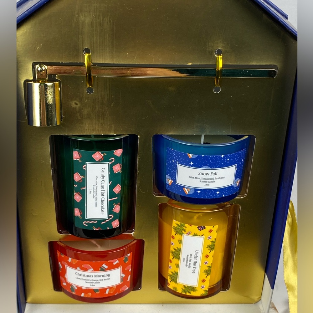 holiday themed Candle for Every Room Gift Set house-shaped box - Picture 5 of 16
